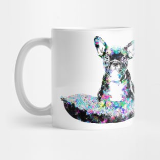 Colorful french bulldog puppy Mug